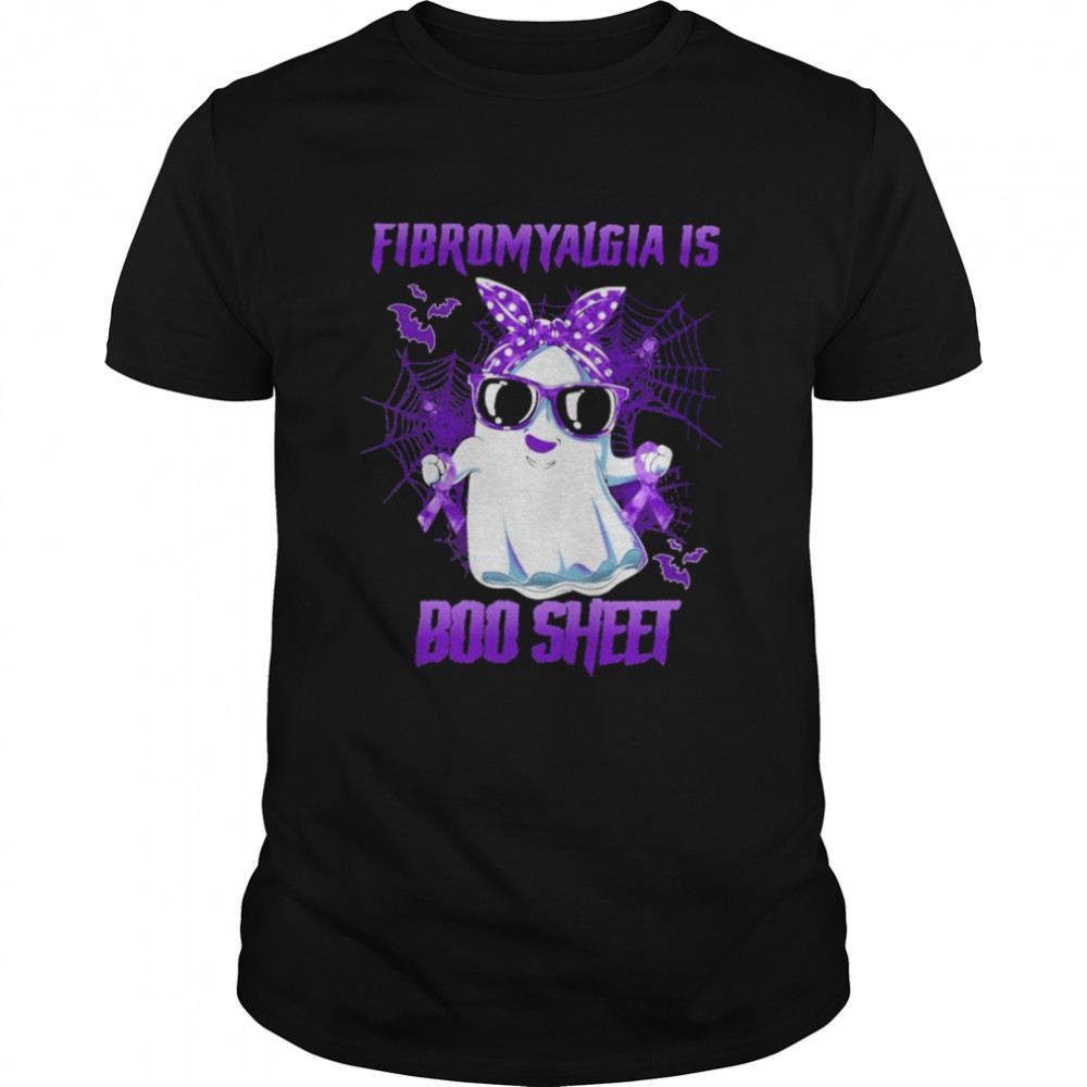 Fibromyalgia is Boo sheet Happy Halloween shirt