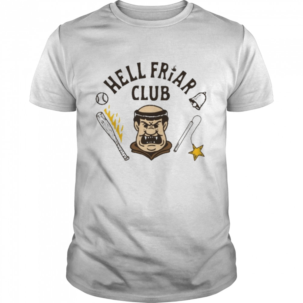 Hell Friar Club Stranger Thing logo shirt