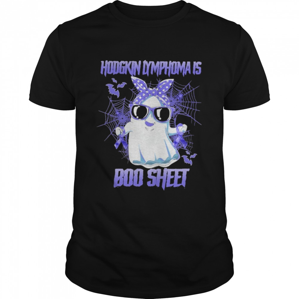 Hodgkin Lymphoma is Boo sheet Happy Halloween shirt