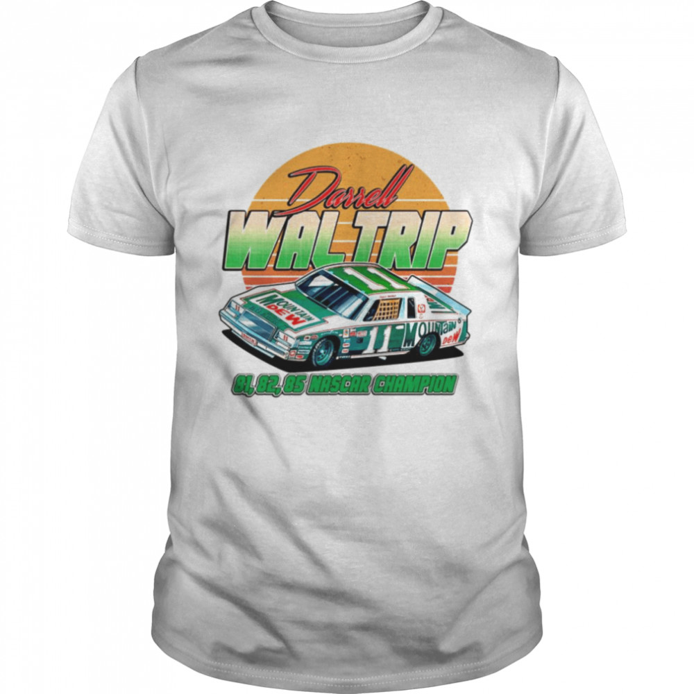 Legend 80s Style Retro Nascar Car Racing Darrell Waltrip shirt