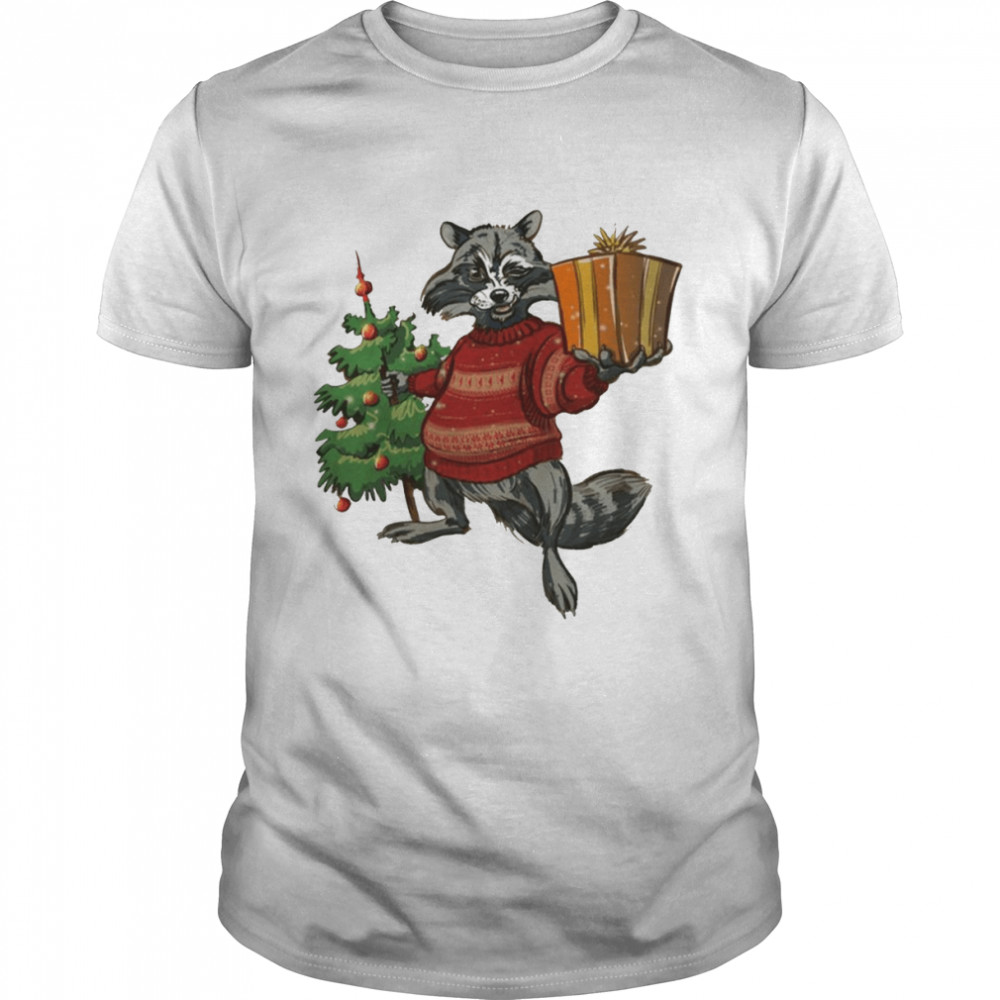 Racoon Christmas Raccoon shirt
