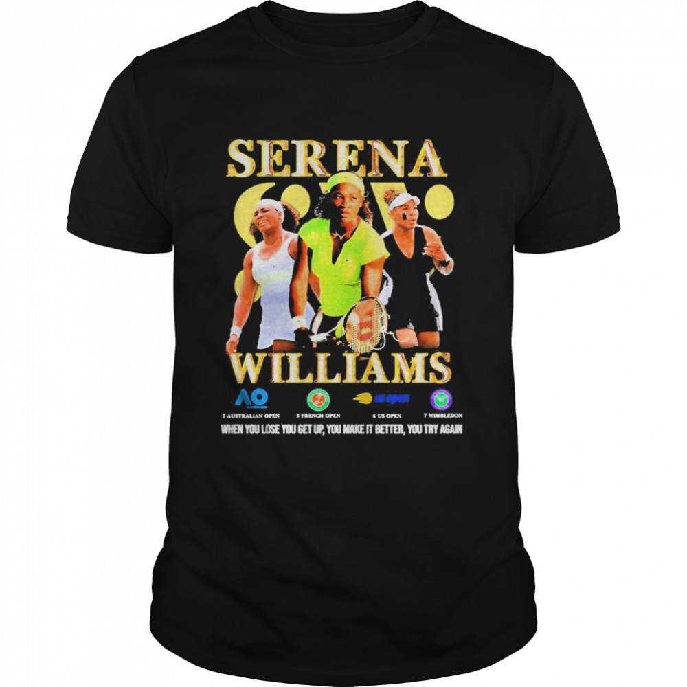 Serena Williams Grand Slam Signature  Classic Men's T-shirt