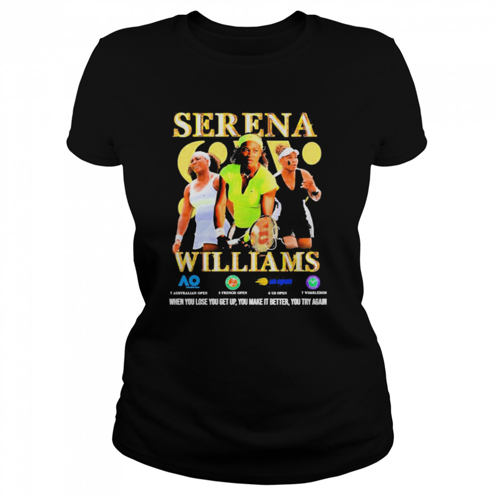 Serena Williams Grand Slam Signature  Classic Women's T-shirt