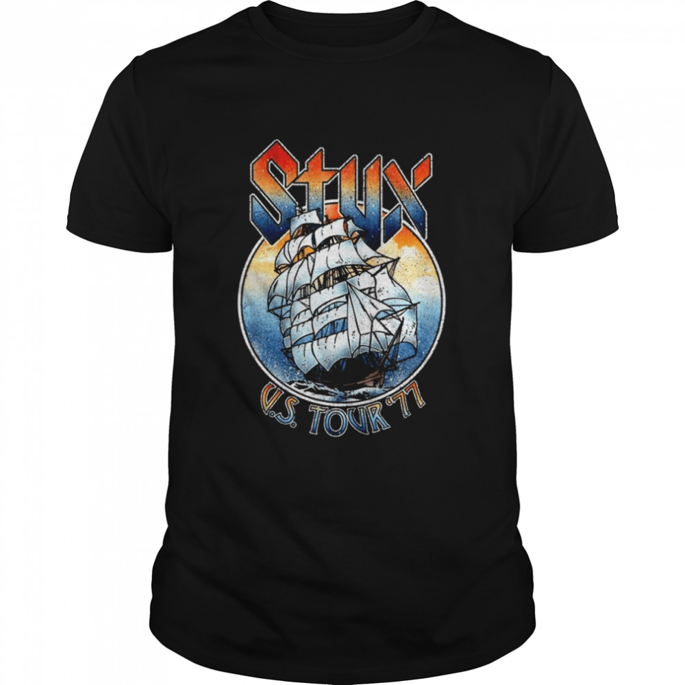 Styx 77 Tour Black Adult shirt
