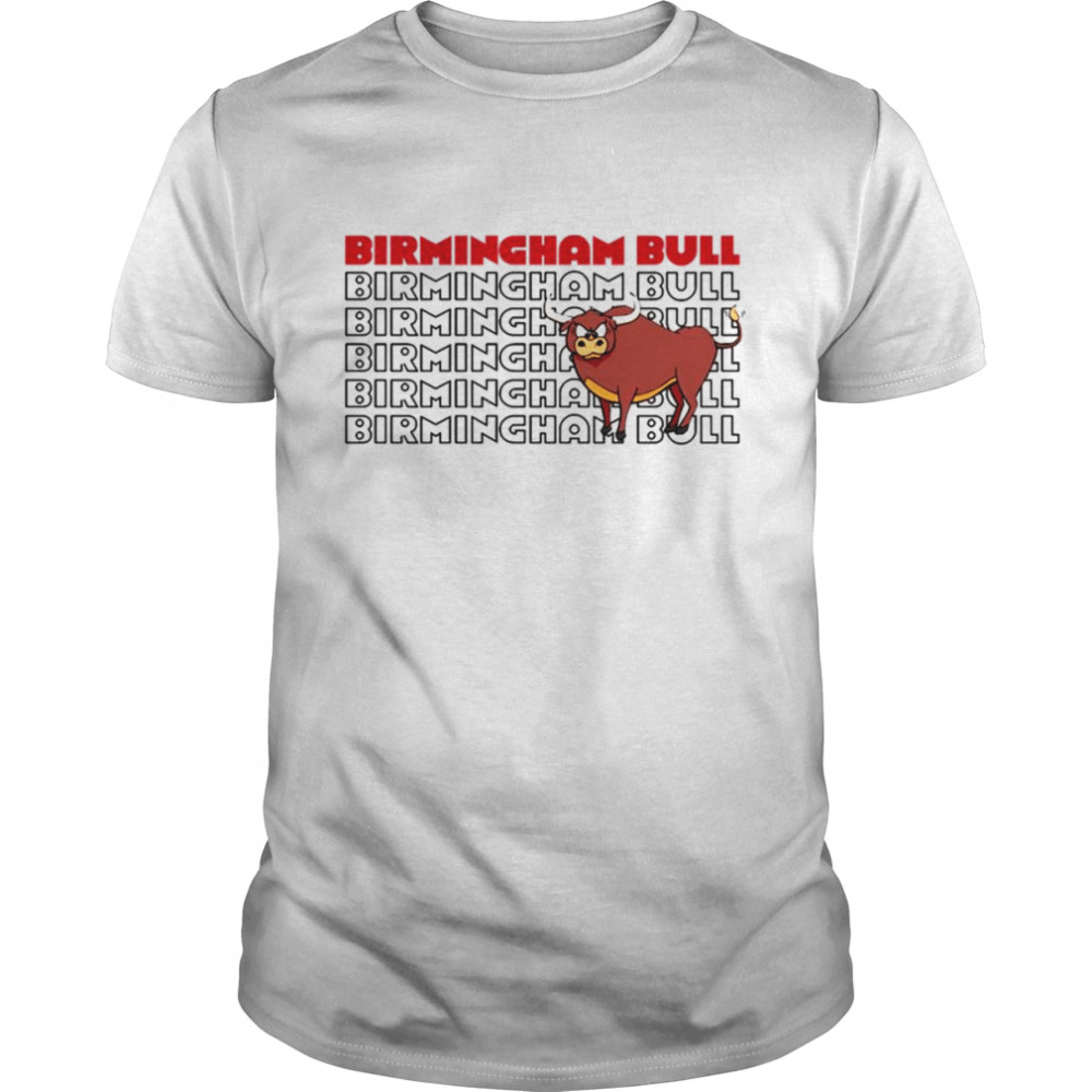 Text Design Birmingham Bull shirt