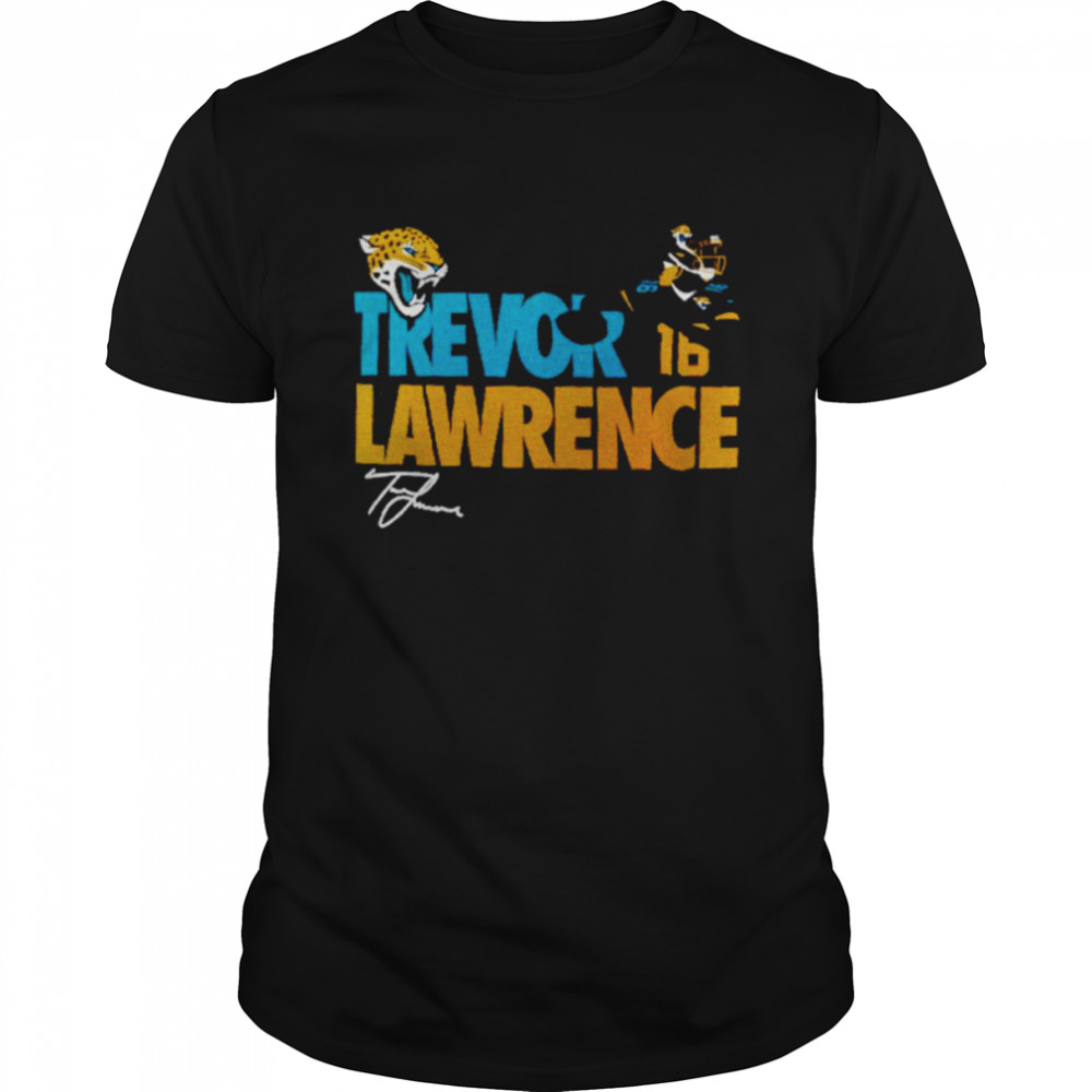 Trevor Lawrence Jacksonville Jaguars signature shirt