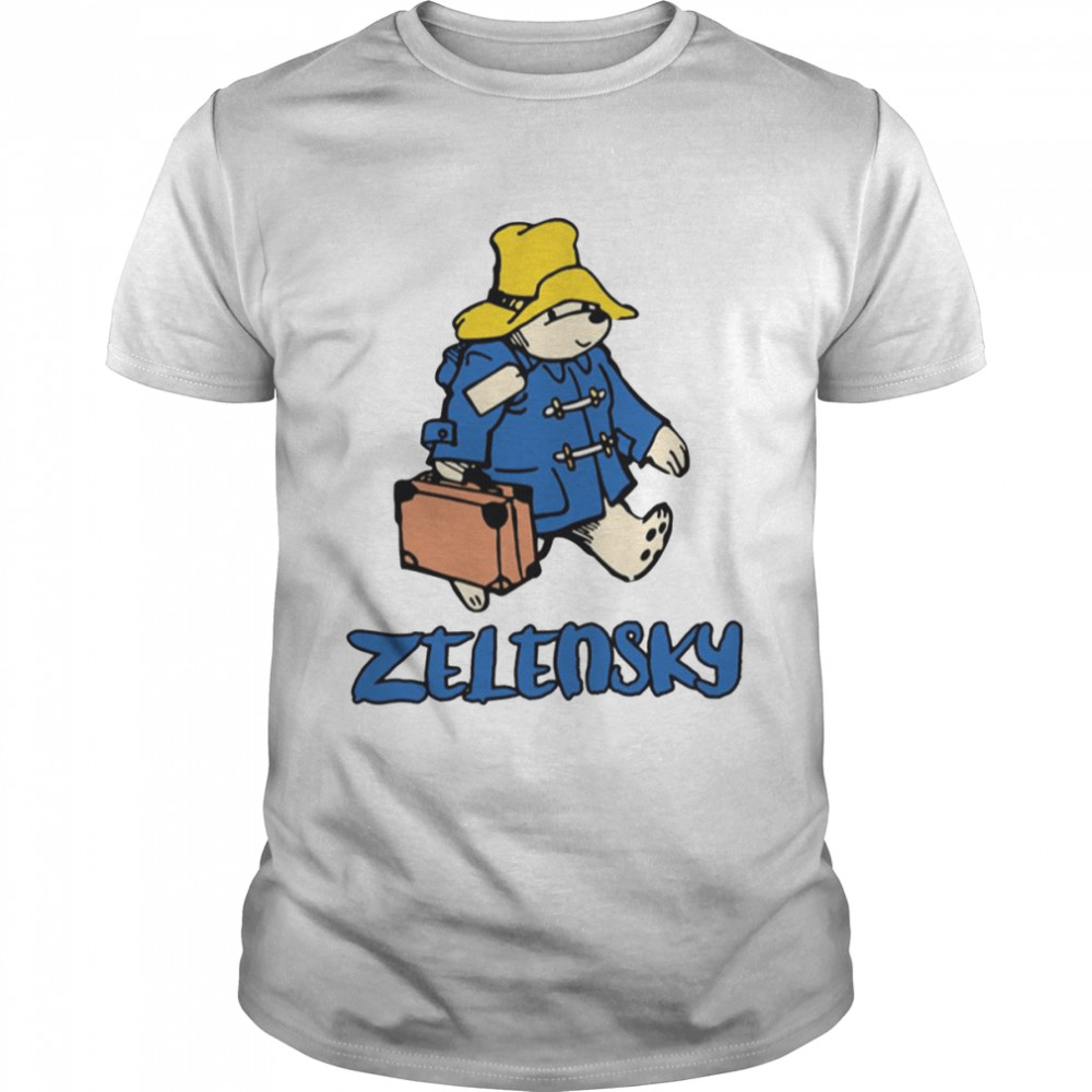 Ukraine Volodymyr Zelensky Cute Dog Ver shirt Classic Men's T-shirt