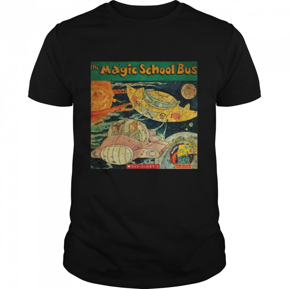 Vintage Design The Magic School Bus 25 Years shirt