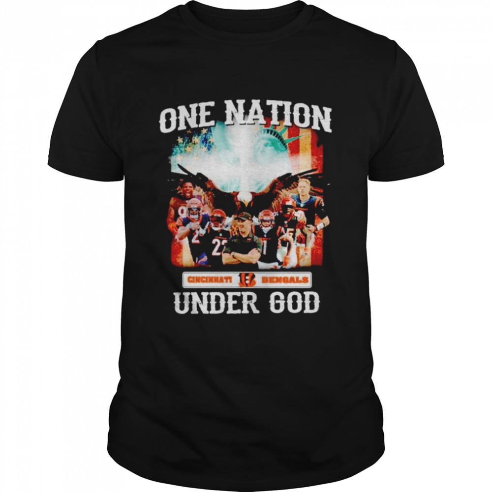 Cincinnati Bengals one nation under God shirt Classic Men's T-shirt