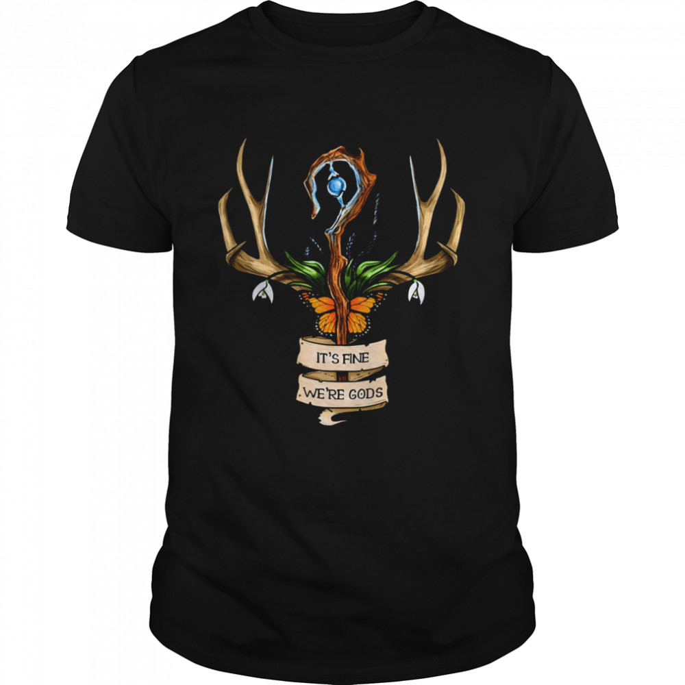 Druid Gods It’s Fine We’re God Lord Of The Rings shirt Classic Men's T-shirt