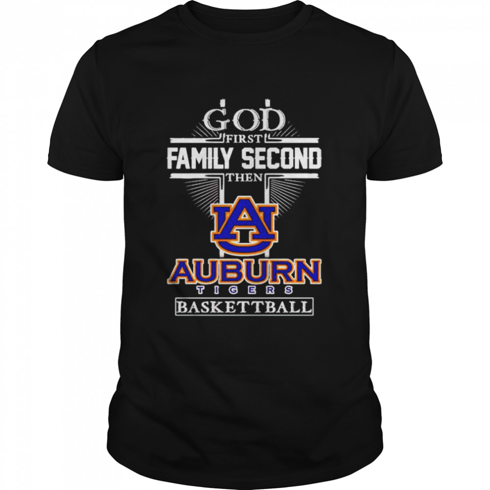 God first family second then Auburn Tigers basketball shirt Classic Men's T-shirt