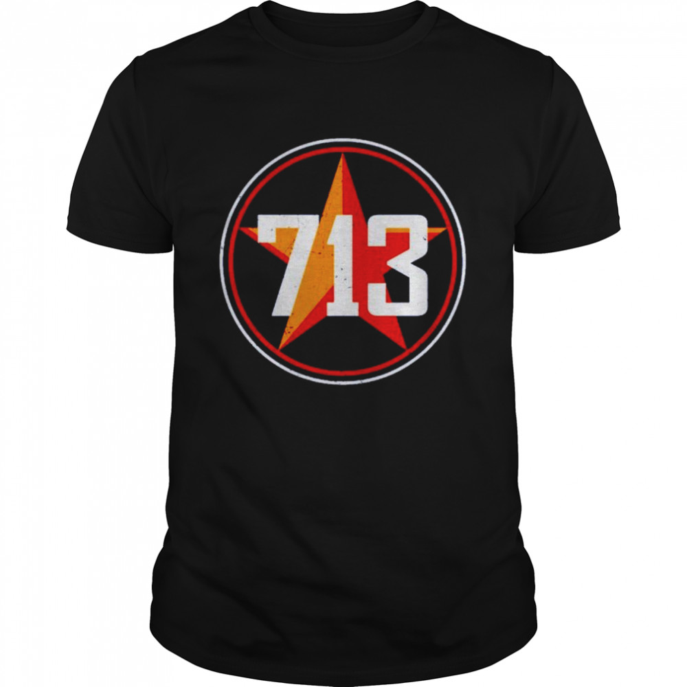 Houston Texas 713 star shirt Classic Men's T-shirt