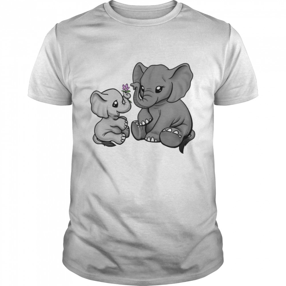 Mama And The Baby Elephant shirt Classic Men's T-shirt
