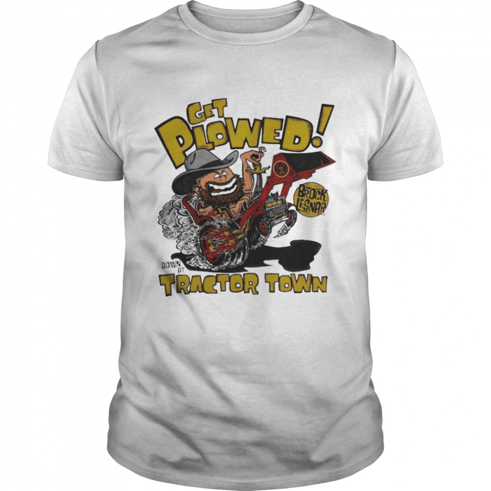 Tan Brock Lesnar Tractor Town Shirt