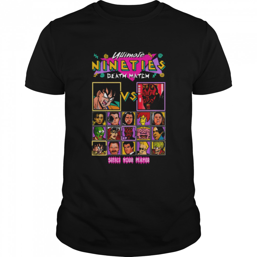 Ultimate Nineties Death Match Darth Maul Vs Son Goku shirt Classic Men's T-shirt