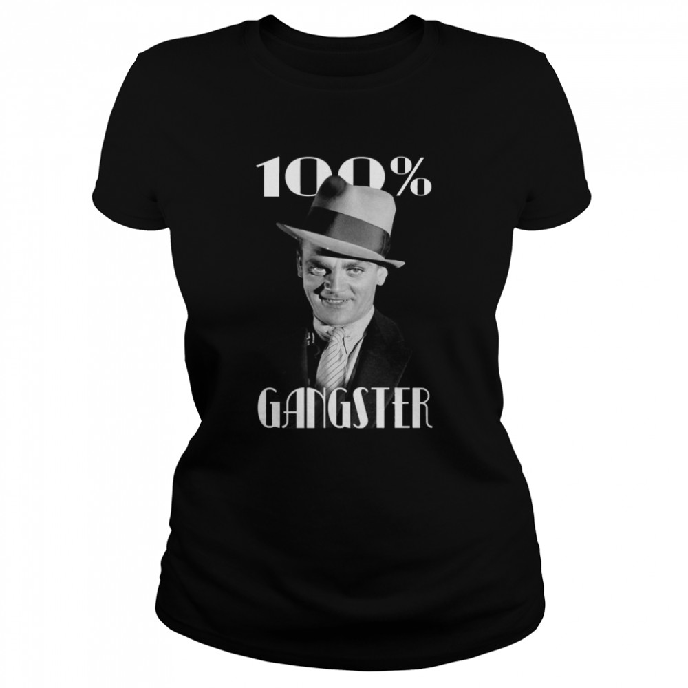 100% Gangster Beautiful Model Vintage shirt Classic Women's T-shirt