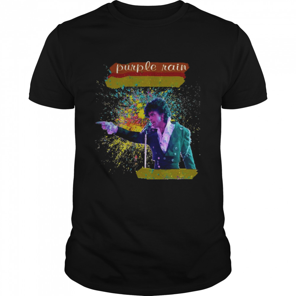 Around The World In A Day Purple Rainnew Design Prince Singer shirt Classic Men's T-shirt