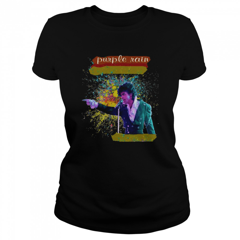 Around The World In A Day Purple Rainnew Design Prince Singer shirt Classic Women's T-shirt
