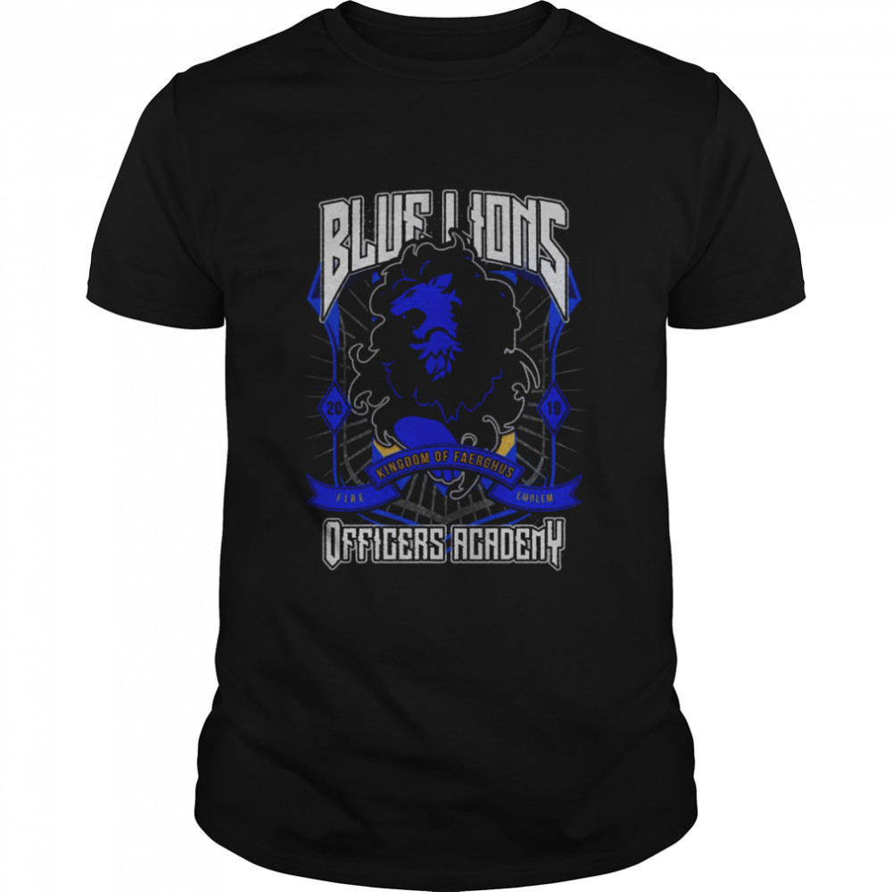 Blue Lions Crest Kingdom Of Faerghus Officers Academy Fire Emblem shirt Classic Men's T-shirt