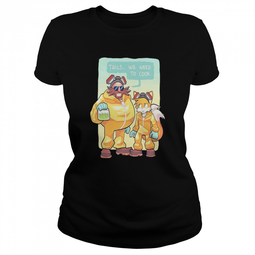 Breakingbad x sonic fan art shirt Classic Women's T-shirt
