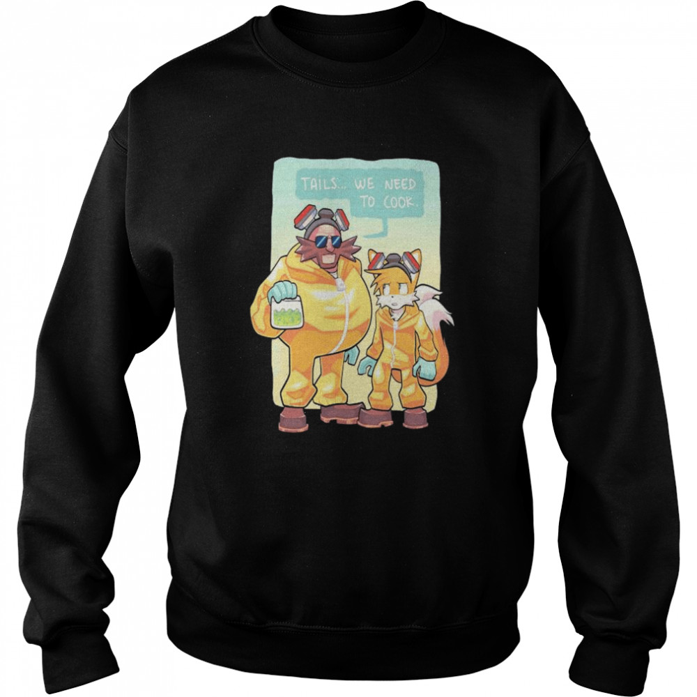 Breakingbad x sonic fan art shirt Unisex Sweatshirt