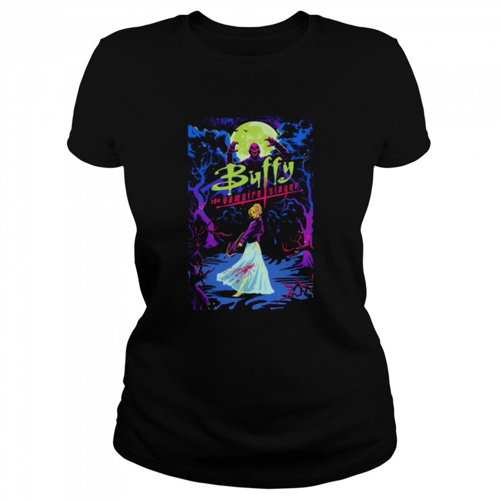 Buffy The Vampire Slayer Tv Show Halloween shirt Classic Women's T-shirt