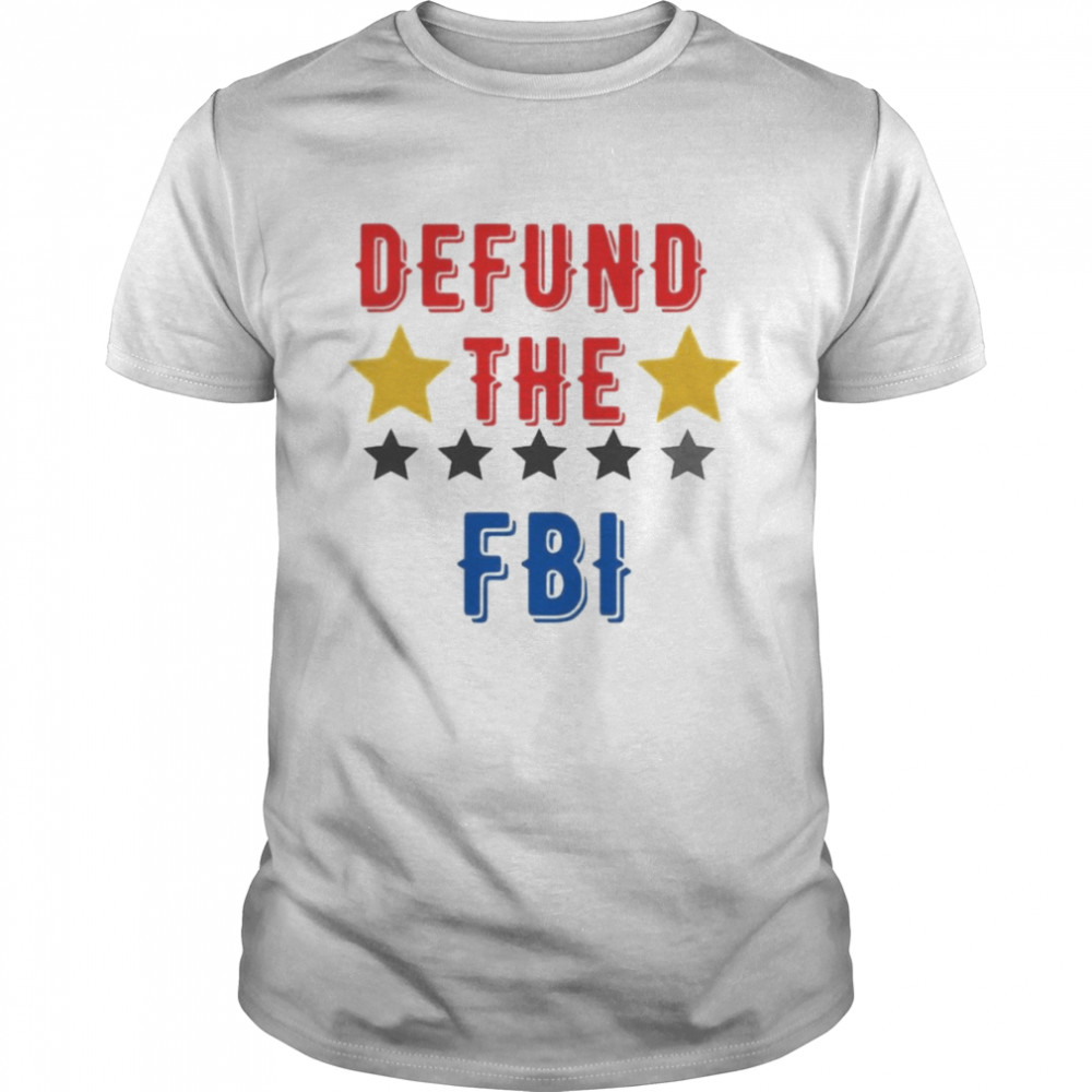 Defund The FBI Star 2022  Classic Men's T-shirt