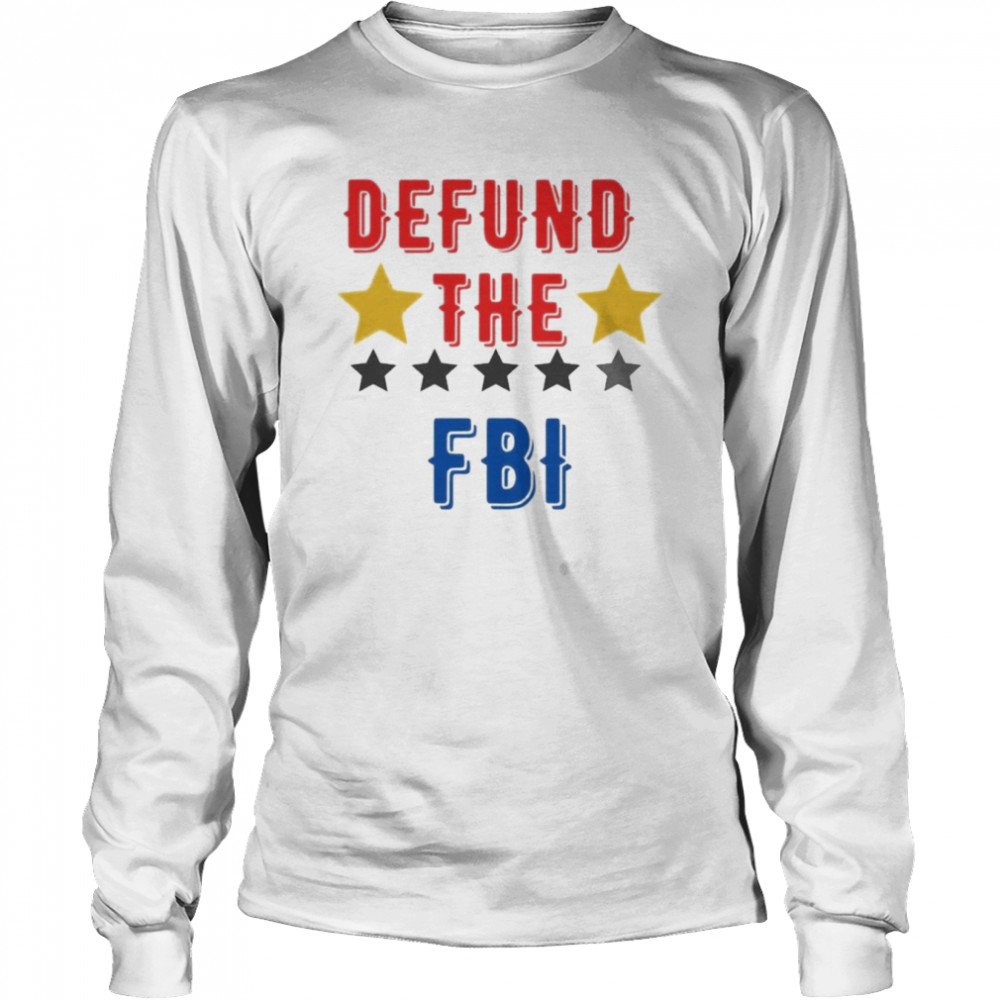 Defund The FBI Star 2022  Long Sleeved T-shirt