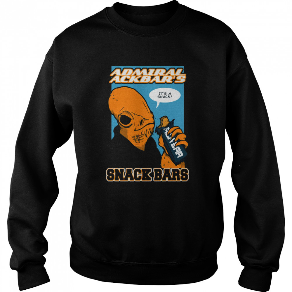It’s A Snack Admiral Ackbar’s Star Wars shirt Unisex Sweatshirt
