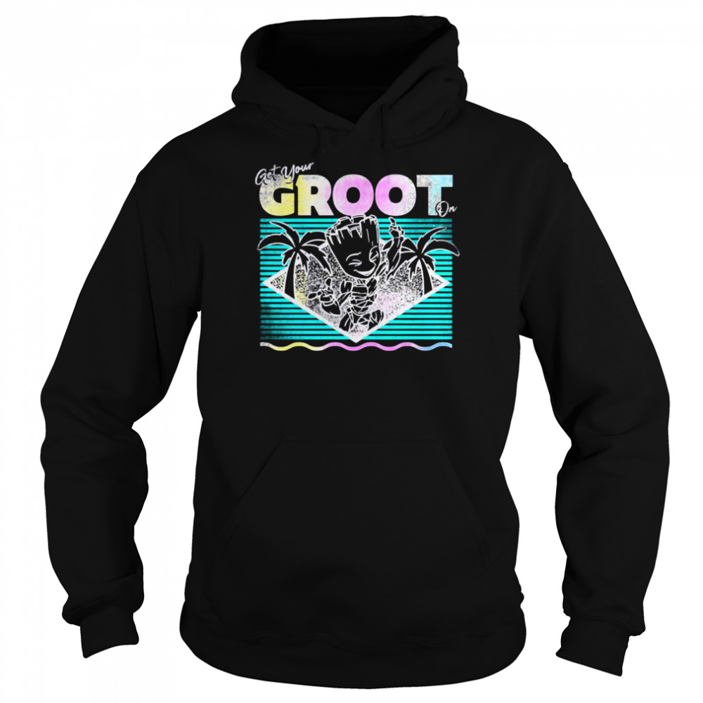 Little Tree Of The Galaxy Get Your Little Tree On I Am Groot shirt Unisex Hoodie