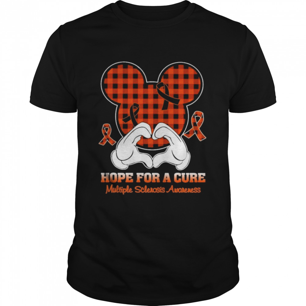 Mickey mouse Hope for a Cure Multiple Sclerosis Awareness shirt