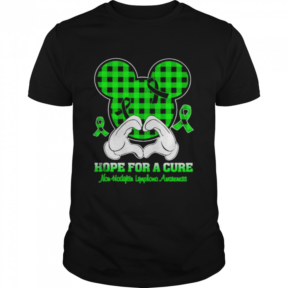 Mickey mouse Hope for a Cure Non-hodgkin’s Lymphoma Awareness shirt Classic Men's T-shirt