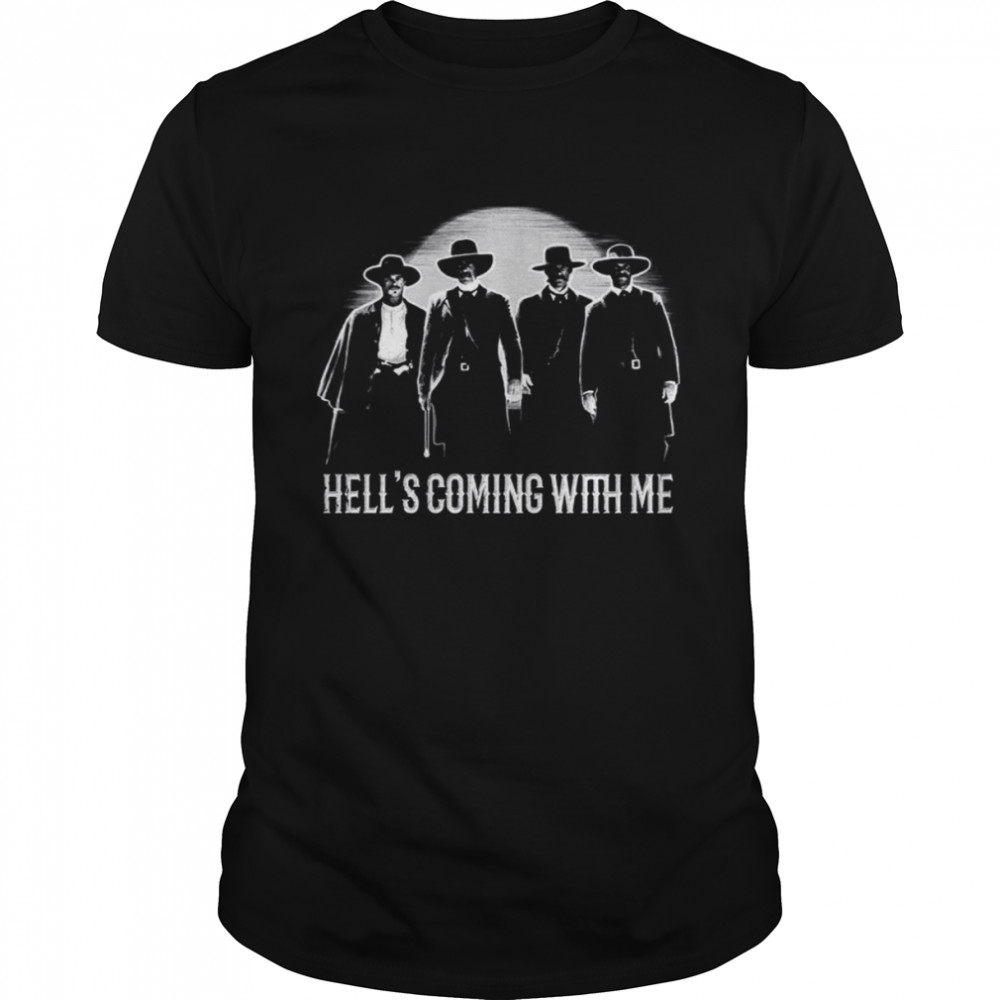 Ombstone Doc Holiday Hell’s Coming With Me Tombstone shirt Classic Men's T-shirt