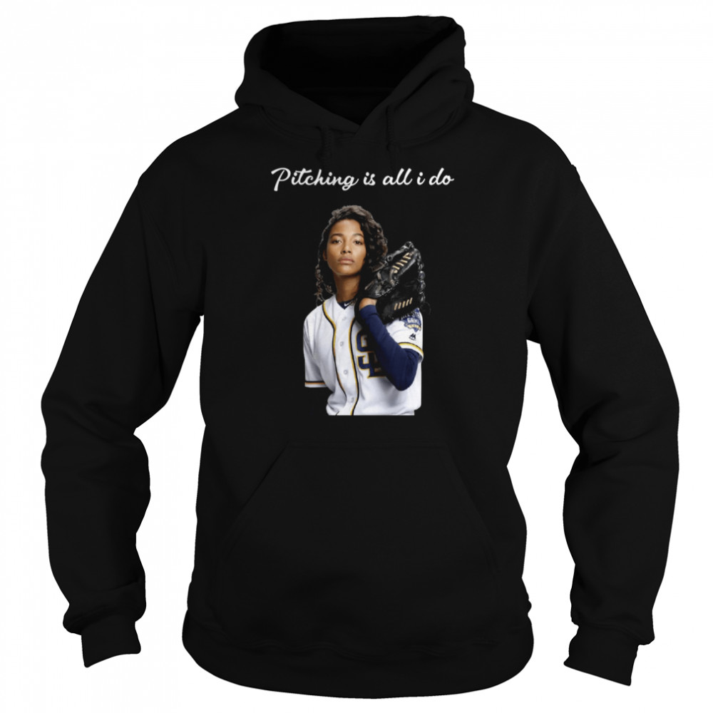 Pitching Is All I Do Ginny Baker Baseball shirt Unisex Hoodie