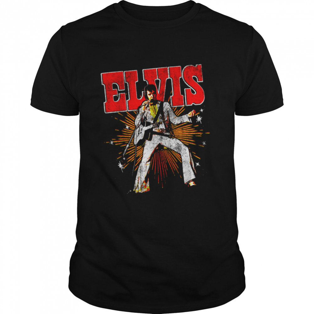 Retro Elvis Presley From Elvis In Memphis 70s Vintage The King Of Rock And Roll shirt