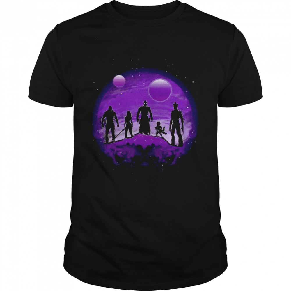 Sci-fi Action Movie Guardians of the Galaxy Artwork shirt