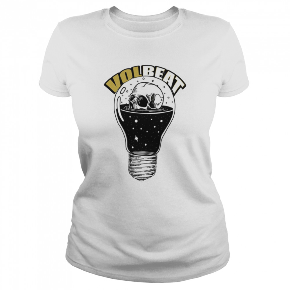 Skull In Lightbulb Volbeat Band shirt Classic Women's T-shirt