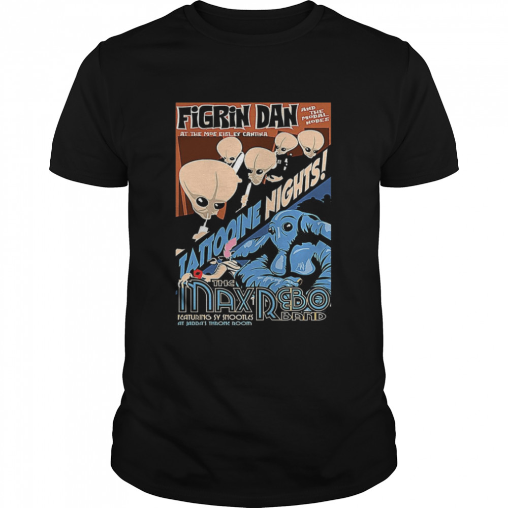 Tattooine Nights The Max Rebo Band & Figrin D’an Cantina Band Star Wars shirt Classic Men's T-shirt