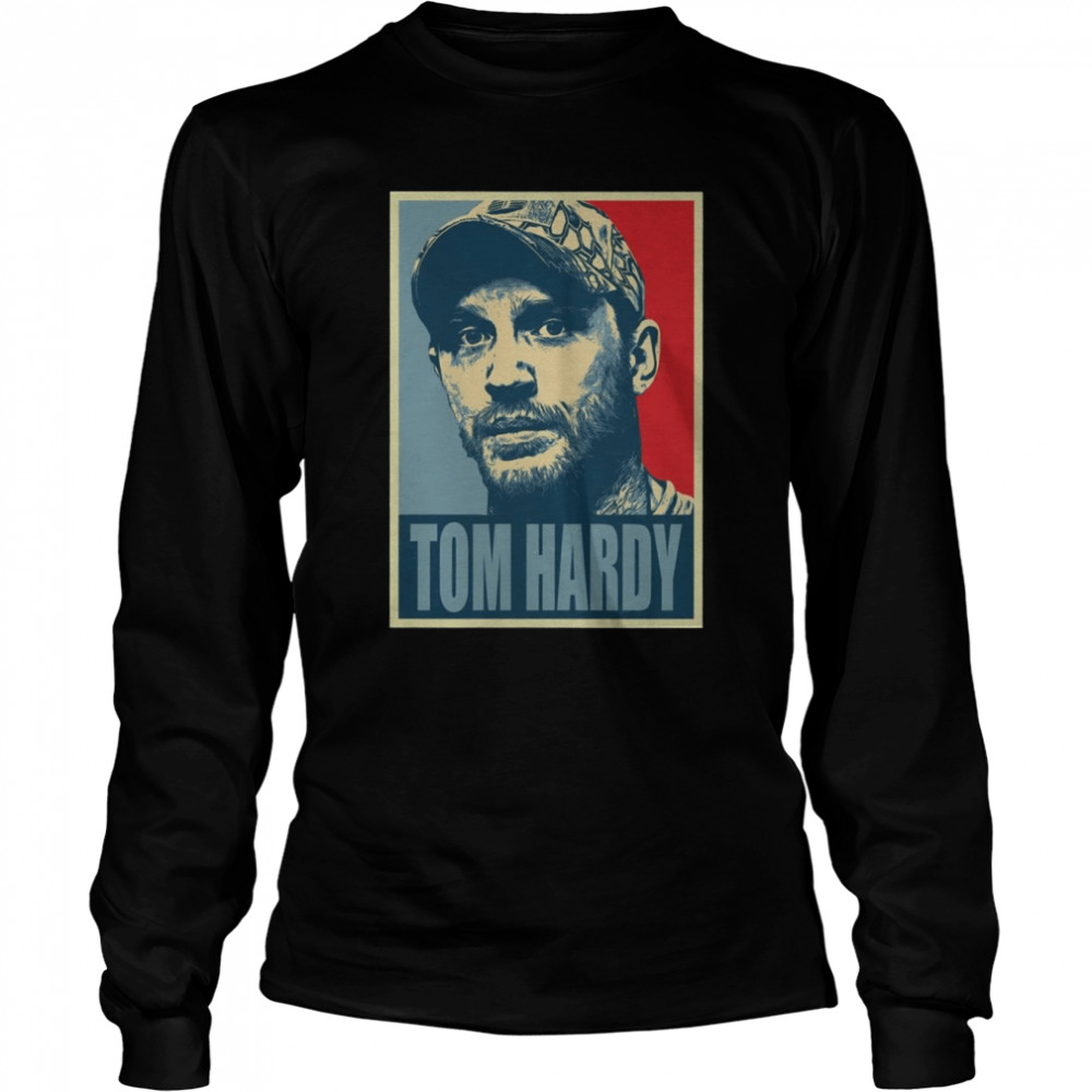 Tom Hardy Retro Vintage Art shirt Long Sleeved T-shirt