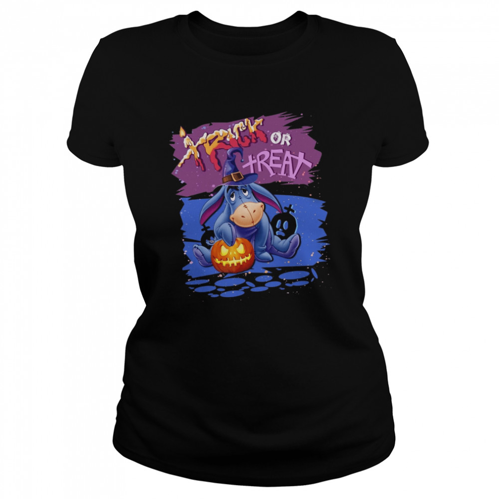 Trick Or Treat Eeyore Disney Halloween Party shirt Classic Women's T-shirt
