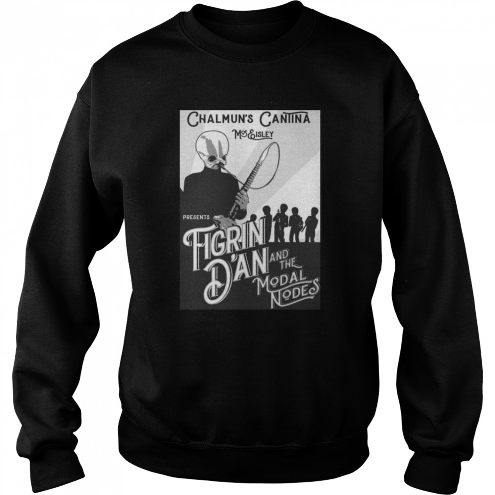 Vintage Presents Figrin D’an And The Modal Nodes Chalmun’s Cantina shirt Unisex Sweatshirt