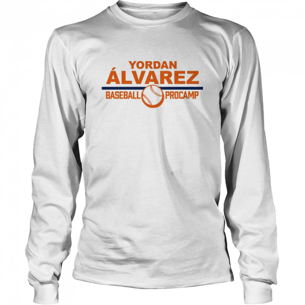 Yordan Alvarez Baseball Procamp Houston Astros shirt Long Sleeved T-shirt
