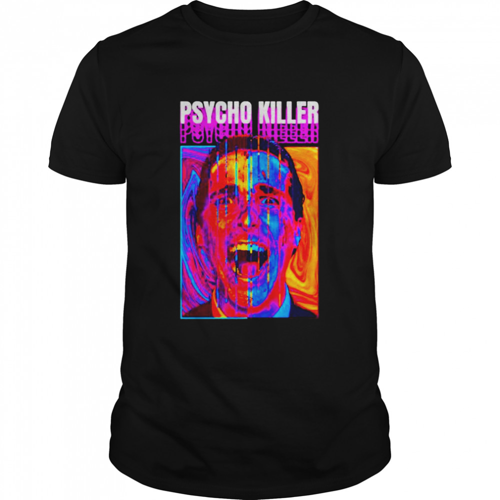 American Psycho Killer Abstract Painting shirt Classic Men's T-shirt