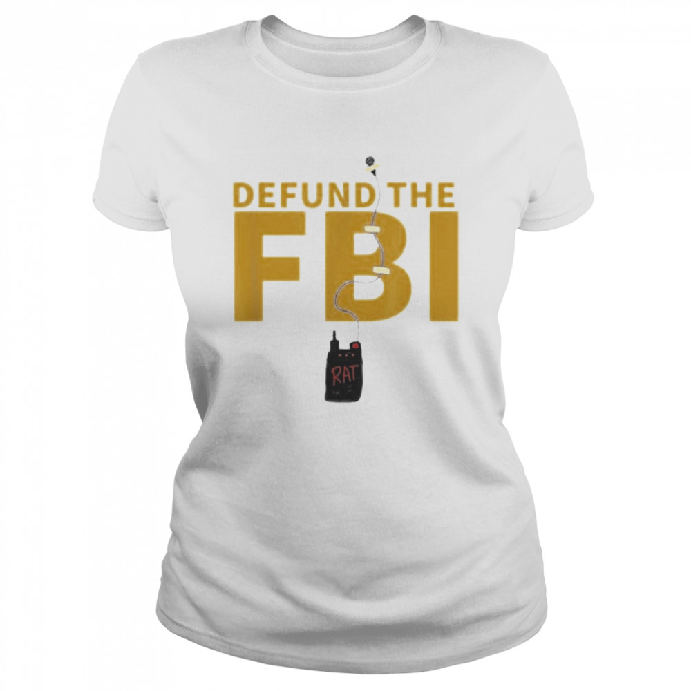 Defund The FBI Wired Rat – Anti- FBI Corruption  Classic Women's T-shirt