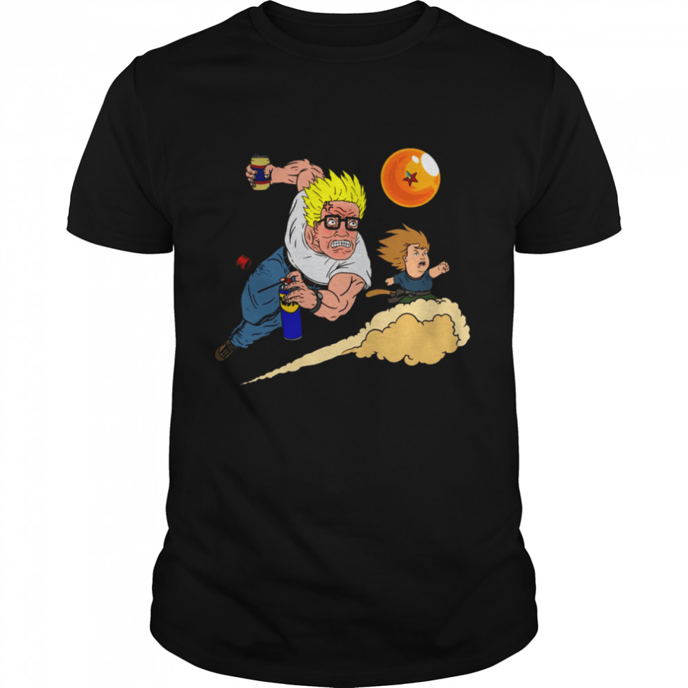 King Of The Z Dragon Ball Z Crossover shirt