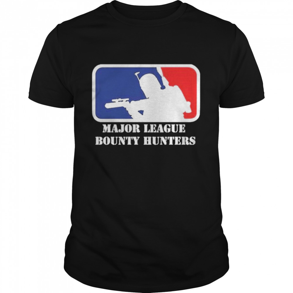 Major League Bounty Hunters MLB Star Wars Boba  Classic Men's T-shirt