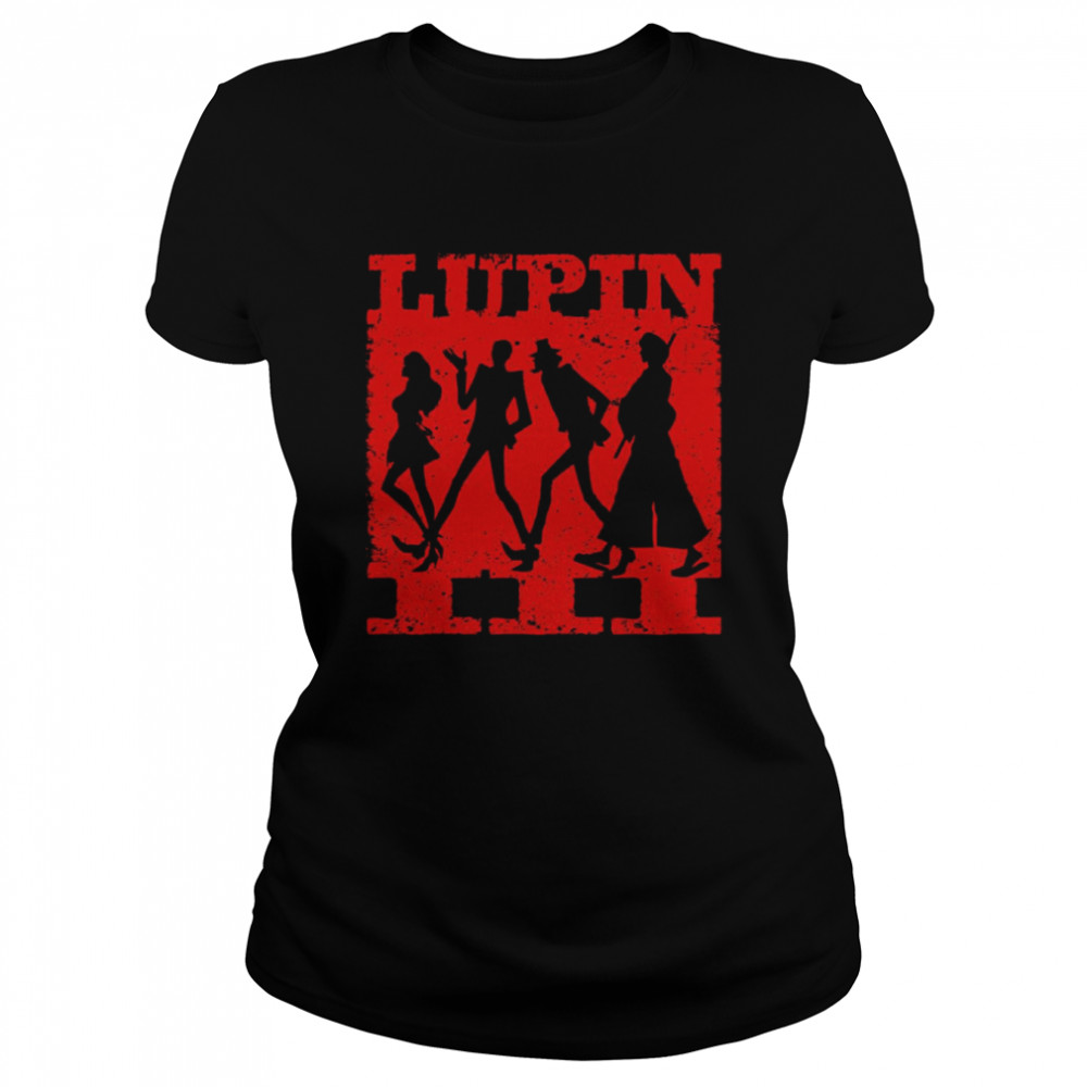 Manga Series Lupin III Lupin The Third Comedy Characters shirt Classic Women's T-shirt