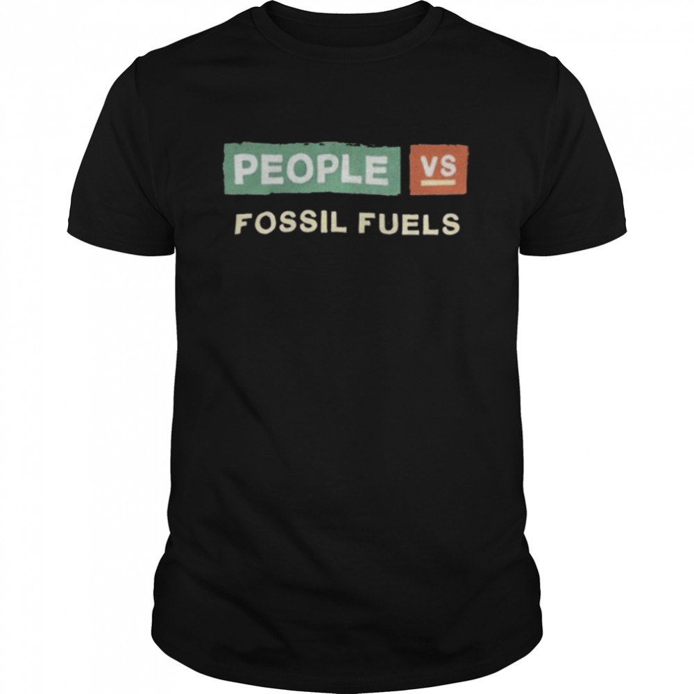 People vs fossil fuels shirt Classic Men's T-shirt