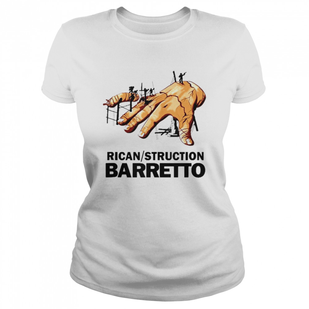 Ray Salsa Dura Barretto Rican Struction Vintage De Fania  Classic Women's T-shirt