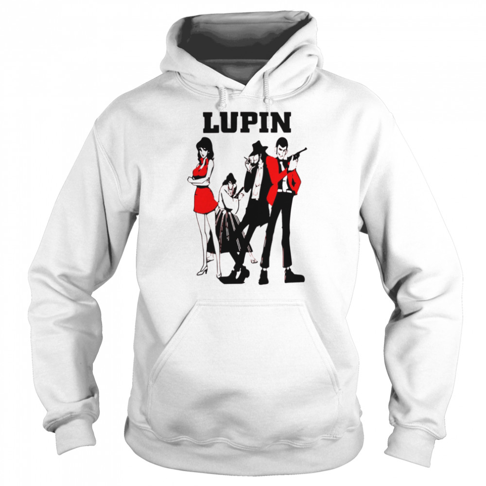 Retro Lupin The Third And His Gang shirt Unisex Hoodie